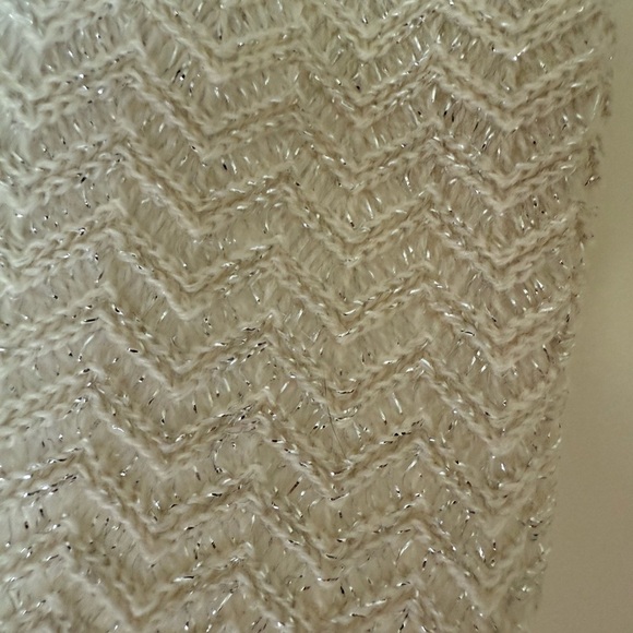 Chic Vintage Brandeis Italian Wool Metallic Knit Sleeveless Sweater Skirt Set - Picture 6 of 14